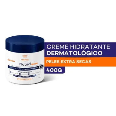 Creme Darrow Nutriol Intensivo Nutritivo Dermatol&oacute;gico Peles Extra Secas 400g