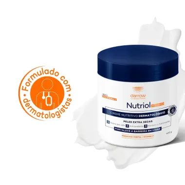 Creme Darrow Nutriol Intensivo Nutritivo Dermatol&oacute;gico Peles Extra Secas 400g