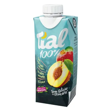 SUCO TIAL 100% MACA E PESSEGO 330ML