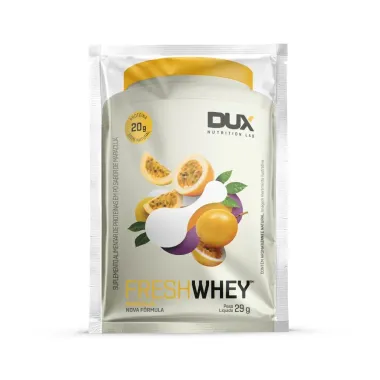 Whey Protein Dux Fresh Whey com 20g de Proteína sabor Maracujá 29g