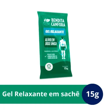 BENDITA CANFORA GEL RELAX SACHE 15G