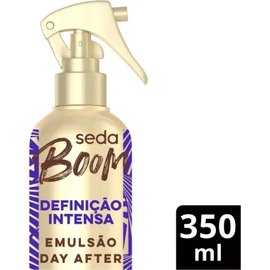 Emulsão Umidificadora Day After Seda Boom Definição Intensa Frasco Borrifador 350ml