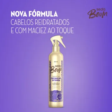 Emulsão Umidificadora Day After Seda Boom Definição Intensa Frasco Borrifador 350ml