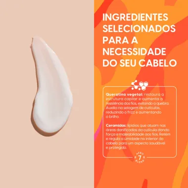 Máscara Capilar Reparação e Queratina Negra Rosa Crespas e Cacheadas 500g