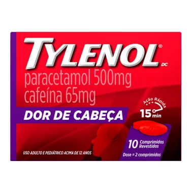 TYLENOL DOR DE CABECA CPR 10