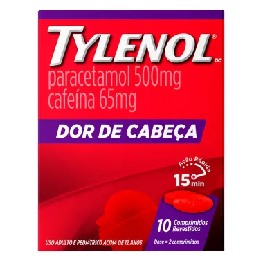 TYLENOL DOR DE CABECA CPR 10