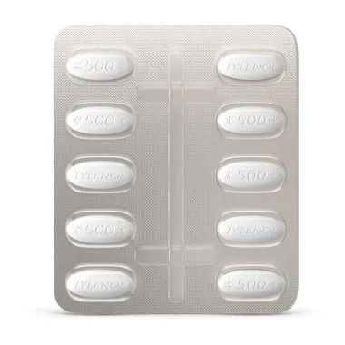 Tylenol 500mg Dor e Febre com 10 Comprimidos Revestidos