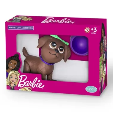 Mini Pet da Barbie com Acessórios +3 Anos Cores Sortidas 1 unidade