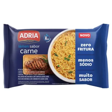 Miojo Adria Lámen Carne 75g