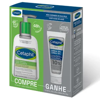 Cetaphil Loção Hidratante 473ml e Ganhe Creme Hidratante Para Pés Pro Uréia 60ml