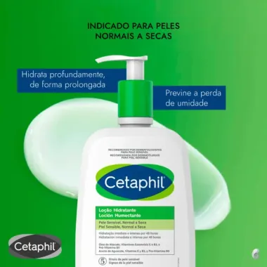 Cetaphil Loção Hidratante 473ml + Creme Hidratante Para Pés Pro Uréia 60ml