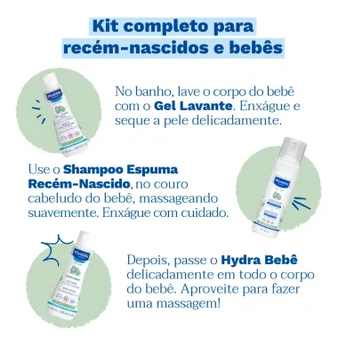 Kit Essenciais Mustela Bebê