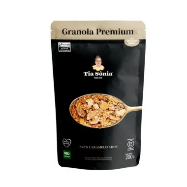 Granola Tia Sônia Premium Nuts Caramelizados 200g