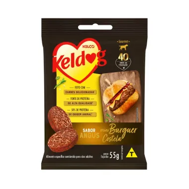 Mini Burguer Costela Keldog Sabor Angus 55g