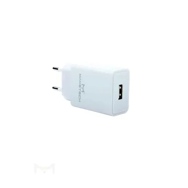 Carregador de Parede com Cabo Tipo C Maketech CM-19 Branco 2,4A 1 Metro