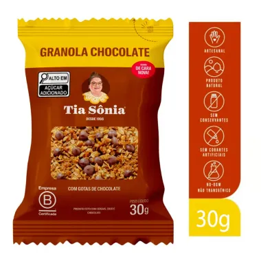 Granola Tia Sônia Chocolate 30g