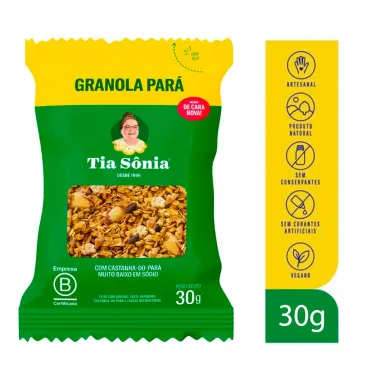 Granola Pará Tia Sônia Castanha do Pará 30g