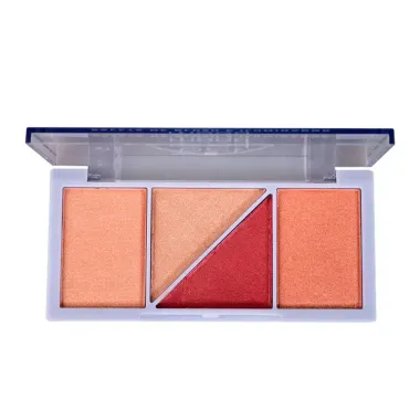 Paleta de Blush e Iluminador Feels Mood Ruby Rose Cor HB75292