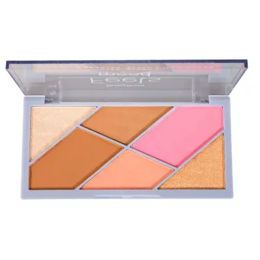 Paleta de Bronzer Blush e Iluminador Ruby Rose Feels Mood HB-75281