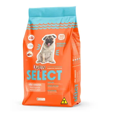 Ração para Cachorro Quatree Select Adulto Raças Pequenas Sabor Frango e Arroz 10,1Kg