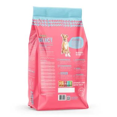 Ração para Cachorro Quatree Select Adulto Raças Médias e Grandes Sabor Frango e Arroz 15Kg