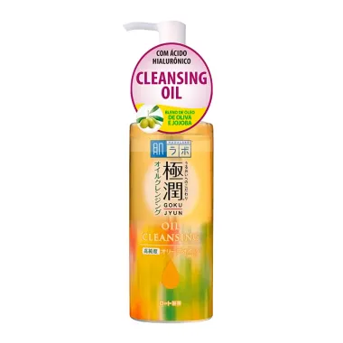 Demaquilante Facial Hada Labo Gokujyun Cleansing Oil com Óleo de Oliva e Jojoba 200ml