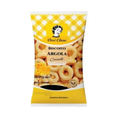 Biscoito Vovó Argola  Crocante Sabor Queijo 90g