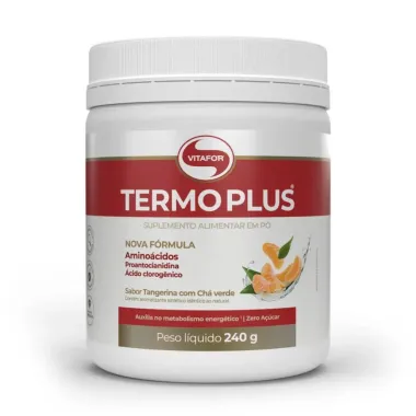 Suplemento Alimentar Vitafor Termo Plus Tangerina com Chá Verde 240g