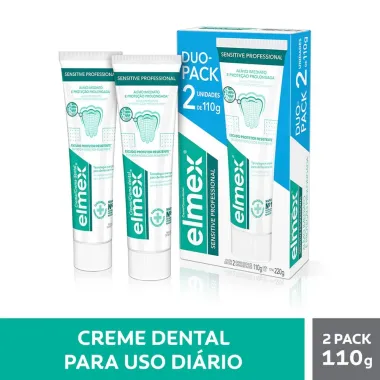 Creme Dental Elmex Sensitive 2 Unidades de 110g Cada