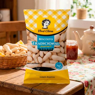 Biscoito Vov&oacute; Clara Tradicional 90g
