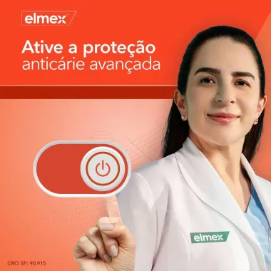 Creme Dental Elmex Prote&ccedil;&atilde;o Avan&ccedil;ada Antic&aacute;rie 110g