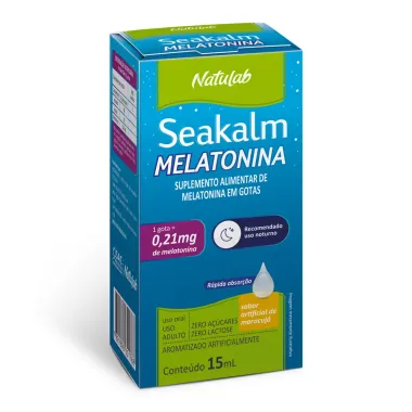 Seakalm Melatonina 0,21mg Sabor Maracujá com 15ml