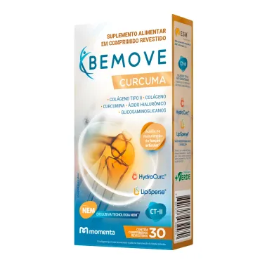 Bemove Curcuma com 30 Comprimidos Revestidos