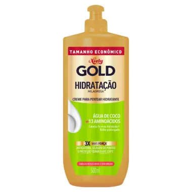 Creme para Pentear Hidratante Niely Gold Hidratação Milagrosa 500ml