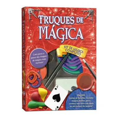 Livro Truques de Mágica Kit de Mágica Completo