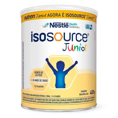 Isosource Junior Sabor Baunilha 400g