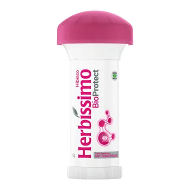 Desodorante Herbíssimo Hibisco Creme BioProtect Antiperspirante 48h Stick 45g