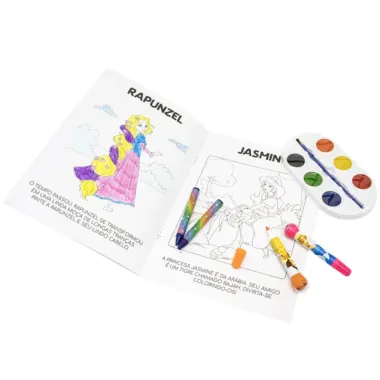 Livro Ler e Colorir Kit 5 em 1 Fazenda