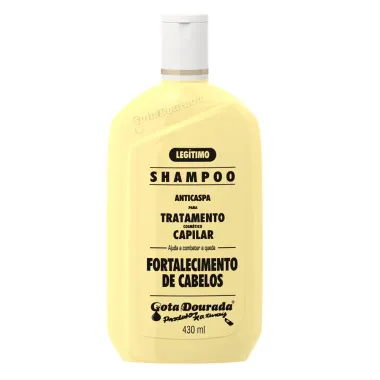 Shampoo Anticaspa Gota Dourada Fortalecimento de Cabelos 430ml