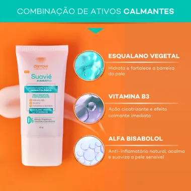 Hidratante Facial Suavié Aquasensi Pele Sensível e Intolerante 40g