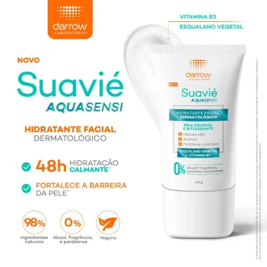 Hidratante Facial Suavi&eacute; Aquasensi Pele Sens&iacute;vel e Intolerante 40g