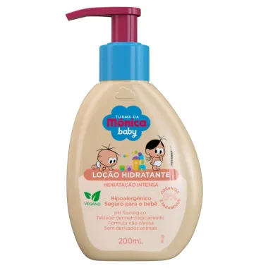 Loção Corporal Hidratante Turma da Mônica Baby Hidratação Intensa 200ml