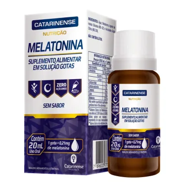 Melatonina Catarinense 0,21mg Sem Sabor com 20ml