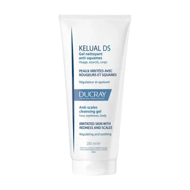 Gel de Limpeza Facial Kelual DS Ducray Anti-descamação 200ml