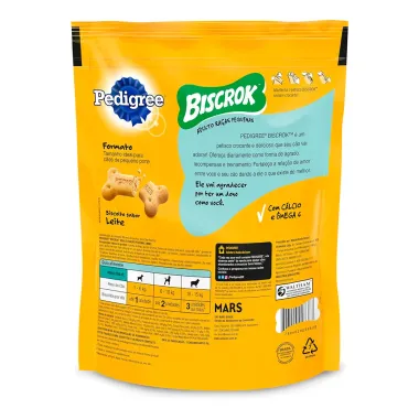 Biscoito para Cães Pedigree Biscrok Adultos Raças Pequenas 150g