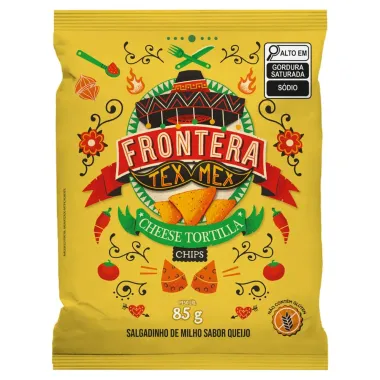 Frontera Tex Mex de Milho Sabor Queijo 85g