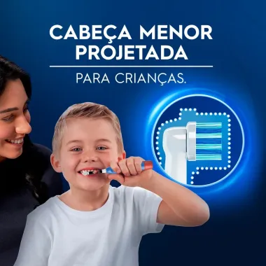 Refil para Escova El&eacute;trica Oral-B Disney Pixar Carros 2 Unidades
