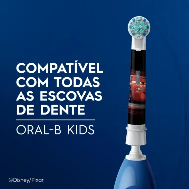Refil para Escova El&eacute;trica Oral-B Disney Pixar Carros 2 Unidades