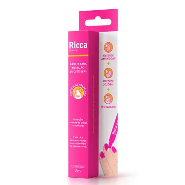 Caneta Ricca Hands On para Nutrição de Cutículas 2ml