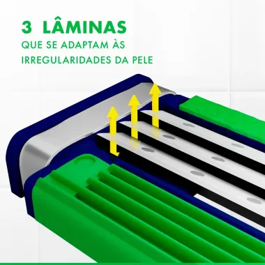 Aparelho de Barbear Gillette Prestobarba3 Sensitive Leve 8 Pague 6 Unidades